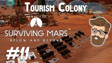 Cube Storage (Tourism Colony Part 11) - Surviving Mars Below & Beyond Gameplay