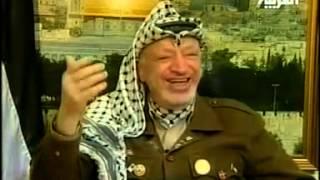 فيديو رائع للشهيد ياسر عرفات مع مذيعة قناة العربية