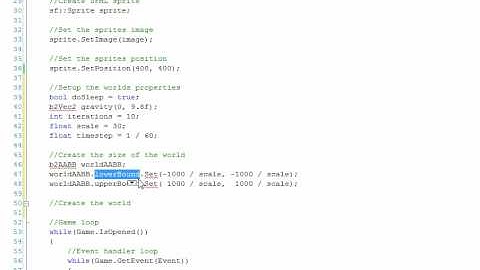 SFML/Box2D Tutorial #01 - Creating the World
