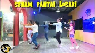 senam pantai losari || AR