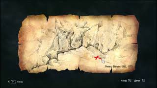 (685, -575) Ривер Вэлли Карта Сокровищ Assassin's Creed Rogue