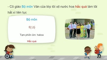 Hack não từ vựng tiếng Hàn sơ cấp bài 1 - phần 2