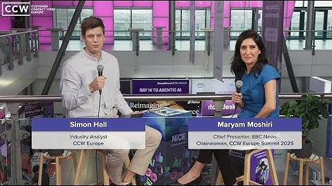 CCW Europe Summit 2025 Interview: Maryam Moshiri - BBC News