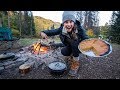 Baking Pumpkin Pie With Campfire (EASY 5 Ingredient Recipe)