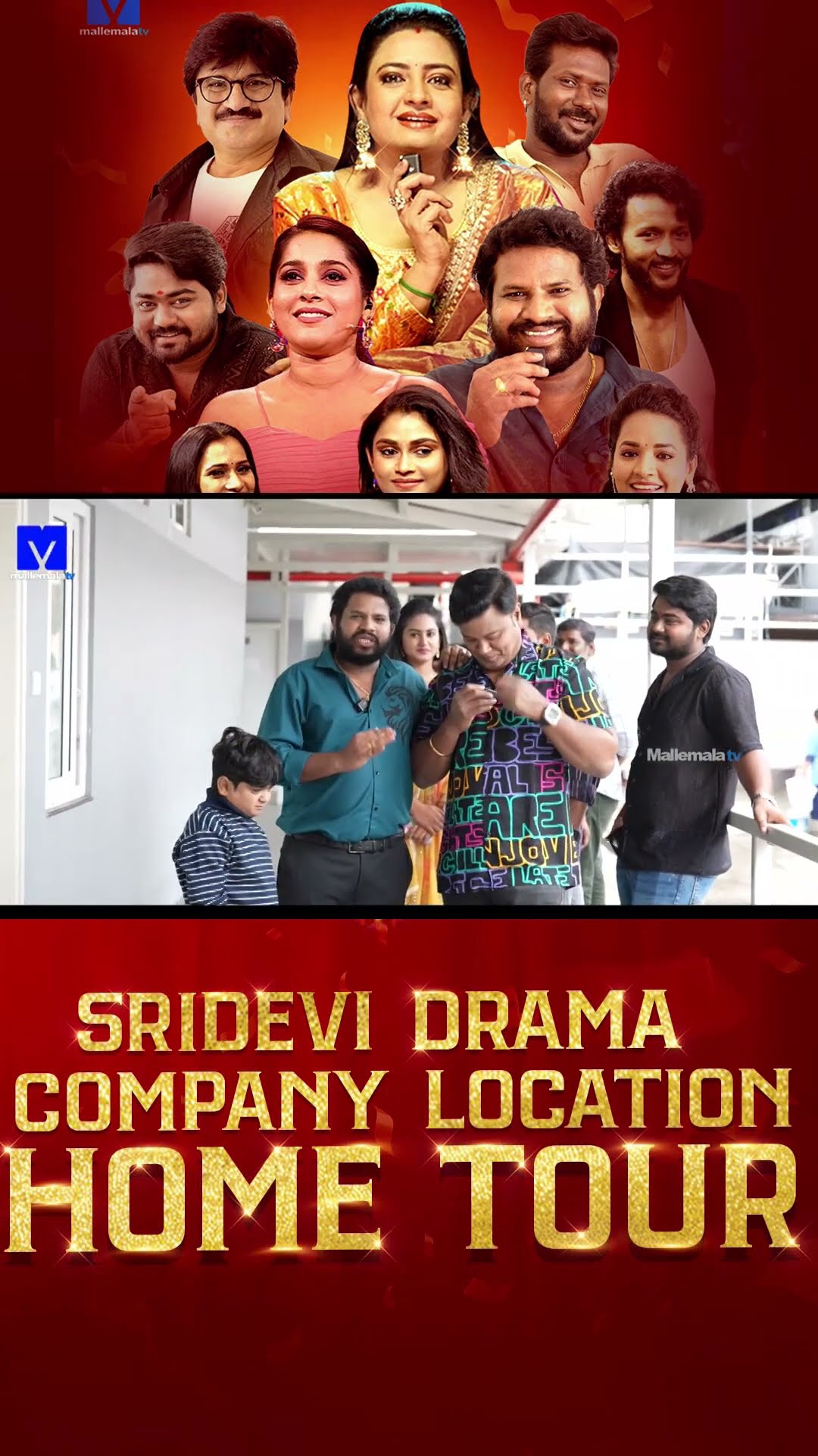 #Shorts - Aadi \u0026 Bullet Bhaskar Funny Conversation in Sridevi Drama Company Location Tour