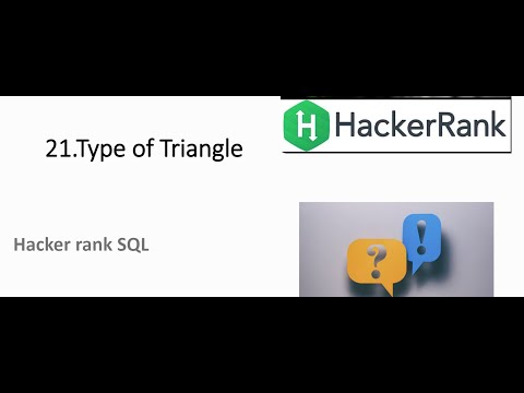 21.Type of Triangle | SQL HackerRank | hackerrank solution | Rajanikanth Gaja