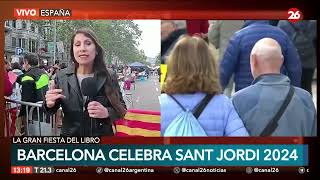 ESPAÑA | Barcelona celebra Sant Jordi 2024