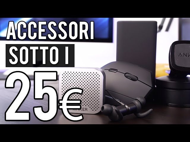 I MIGLIORI ACCESSORI TECH SOTTO i 25€ - Che Aspettate? 