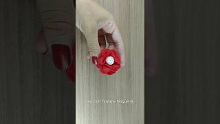 Mini Rosinha Delicada feita com feltro ♥️✨ #artesanato #reciclagem #diy