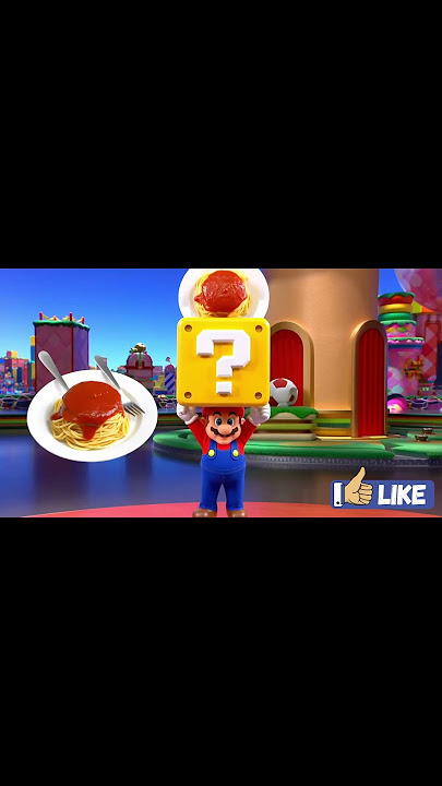 When Mario Hits Pasta Instead of Coins 😂