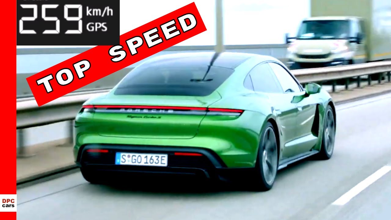 effektiv uddrag ego 2020 Electric Porsche Taycan Top Speed on Autobahn - YouTube