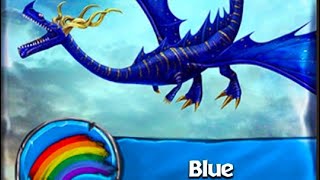 All Dragons From the Blue Collection Card Pack at Level 185! | Rise of Berk