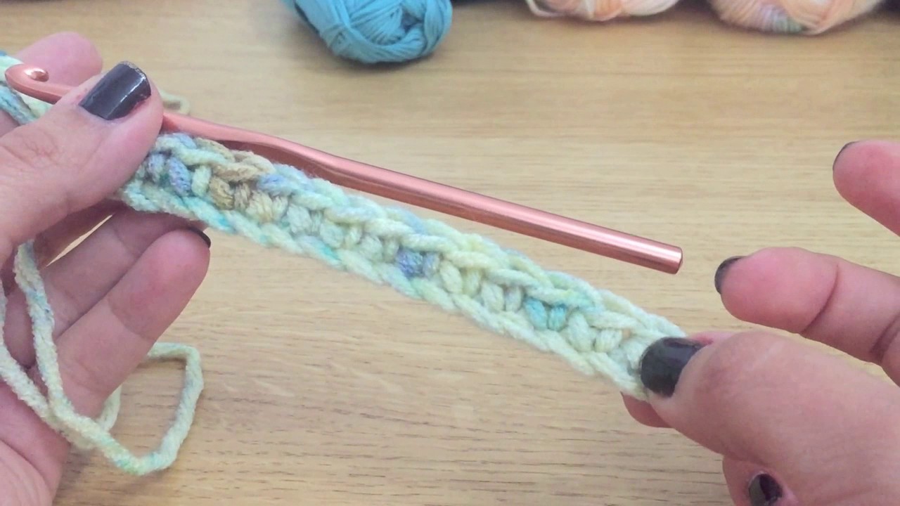 Crochet pour débutant (video 1) tutoriel simple, facile et rapide