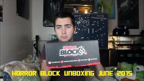 Horror Block Unboxing June 2015
