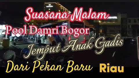 Suasana #malamhari Pool Damri Bogor #edisi Jemput Anak Gadis Dari Pekan Baru Riau