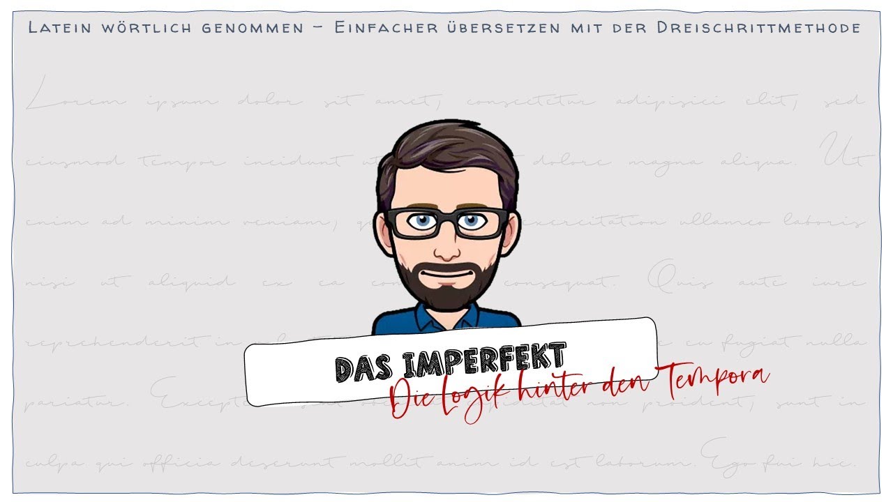 Latein | Verben konjugieren - Imperfekt - YouTube