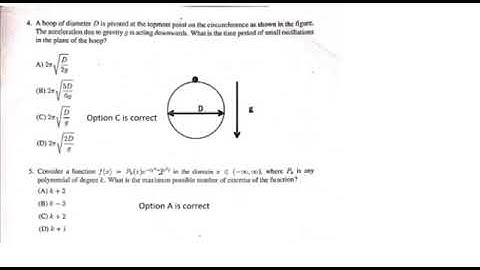 JEST 2019 ANSWERS KEY