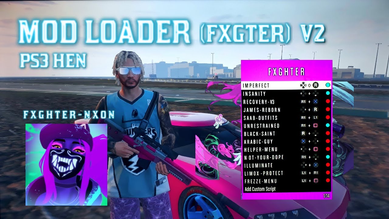 Mod Loader (F X G H T E R ) V2 PS3 (BLUS/BLES)