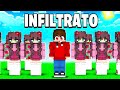 MI SONO INFILTRATO nell'IMPERO per SOLE RAGAZZE su MINECRAFT...