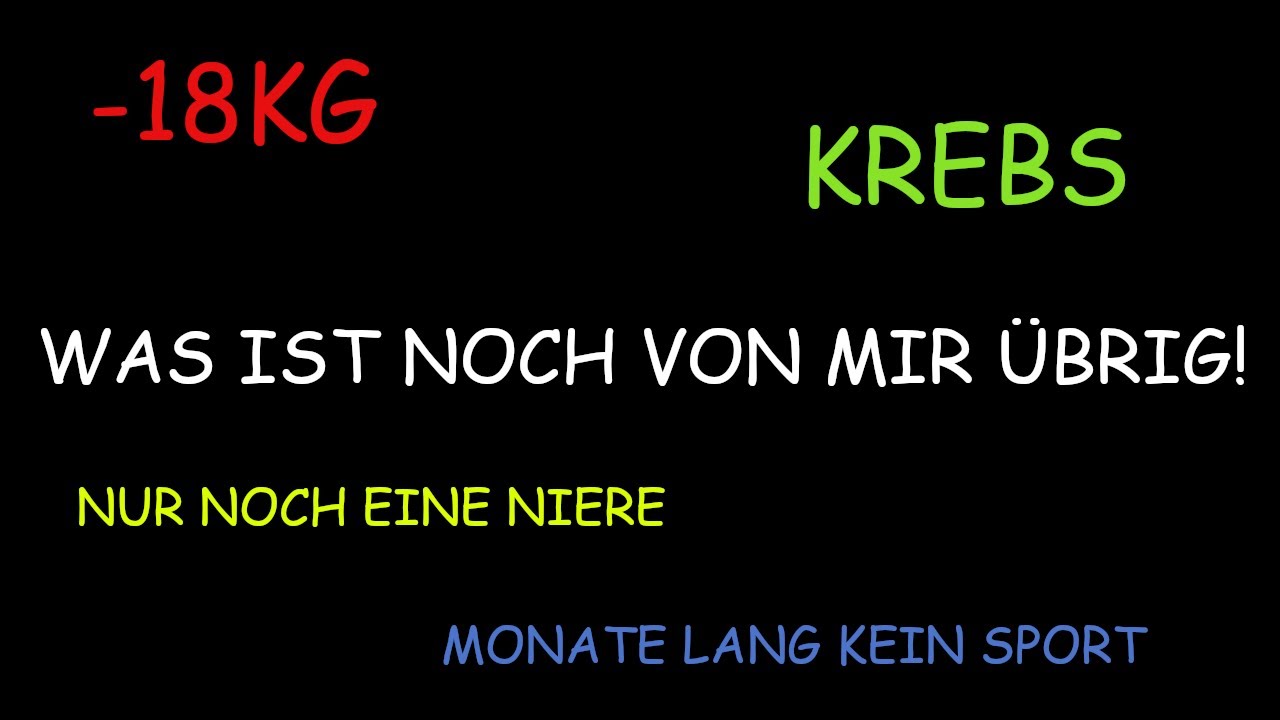 Die Bestandsaufnahme, was ist noch von mir übrig!