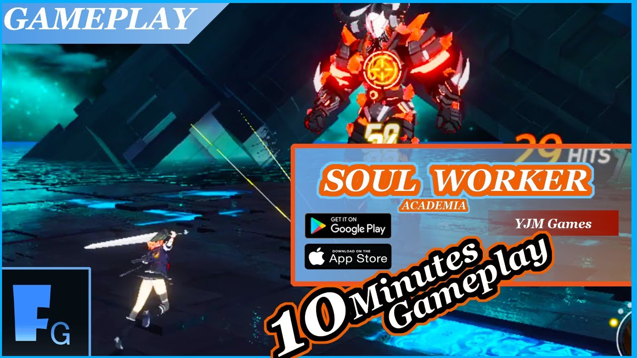 SOUL WORKER ACADEMIA (BETA) GAMEPLAY ANDROID / IOS