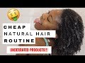 Full Natural Hair Routine→Affordable & UNDERRATED Products | Try Them All For Just $10!!!