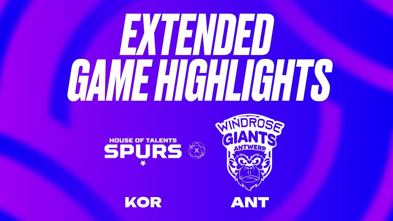 House of Talents Kortrijk Spurs vs. Windrose Giants Antwerp Extended Game Highlights