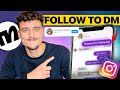 Automate Instagram DMs to New Followers & Track Reply Rates (with ManyChat)