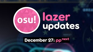lazer updates - December 27, 2022