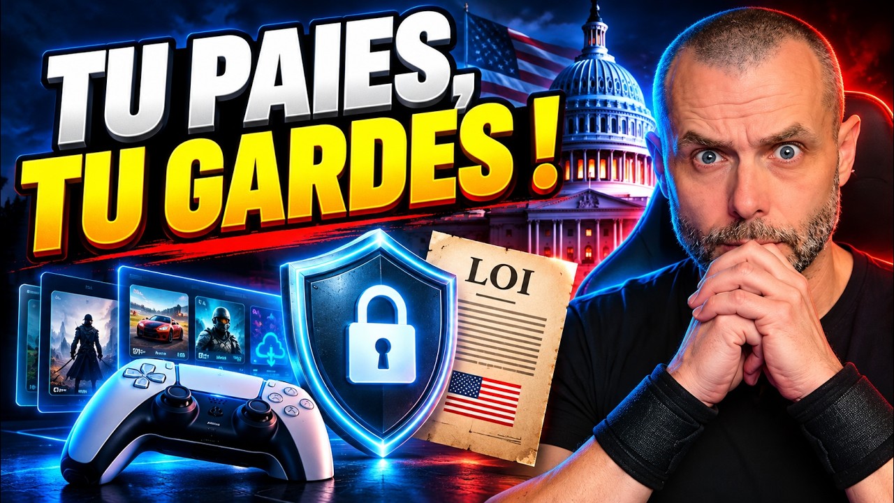 JEUX VIDÉO : une LOI pourrait INTERDIRE aux éditeurs de vous les RETIRER !