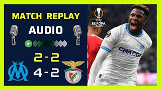 L'OM élimine Benfica aux tirs au but ⚽ Marseille - Benfica 1-0 (4-2) ✅ LDC 🎙️