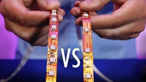 RGB LED Strip Double Density & Single Density Differences