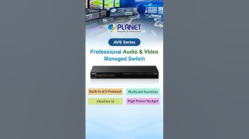 Professional Audio & Video Managed Switch (AVS Series)