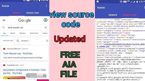 view source code aia file | free aia file