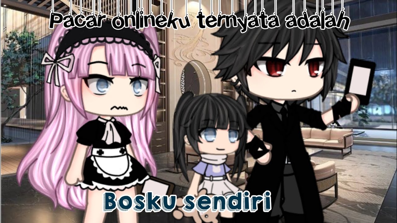 Pacar online ku ternyata adalah bosku sendiri | gacha life Indonesia | glmm indonesia