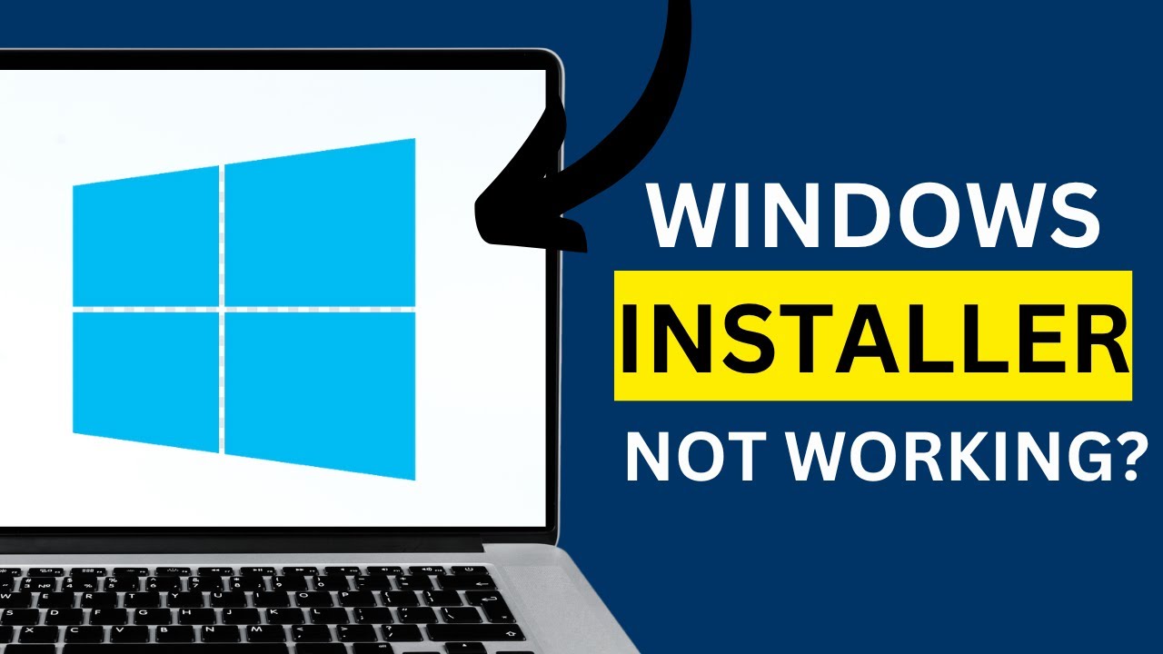 How to Fix All Windows Installer Not Working Errors - YouTube