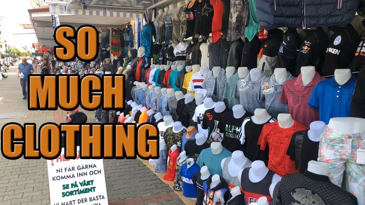 Fake Clothing Walk Caddesi | Alanya Turkey YouTube