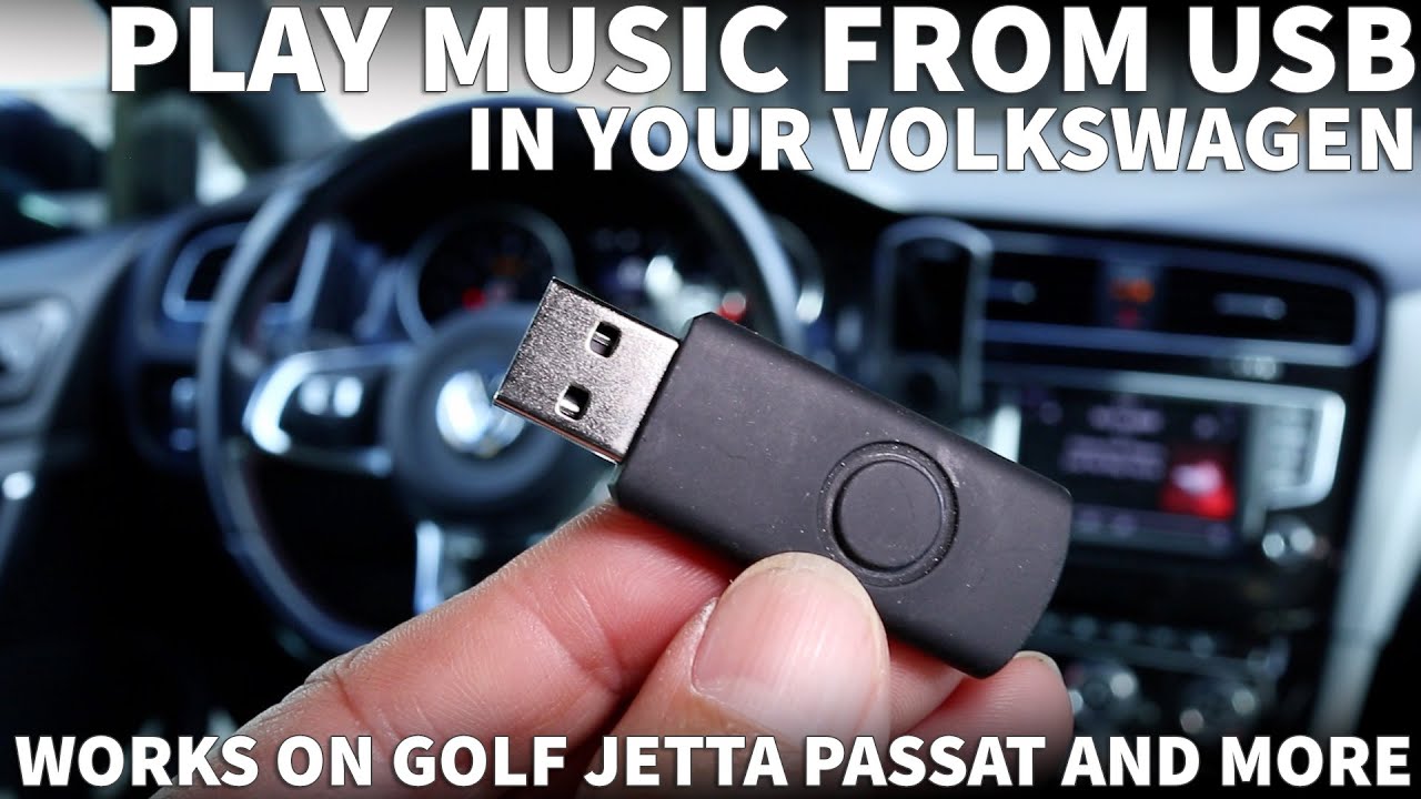 Как использовать USB-накопитель или SD-карту для воспроизведения музыки в VW GTI | Подходит для G...