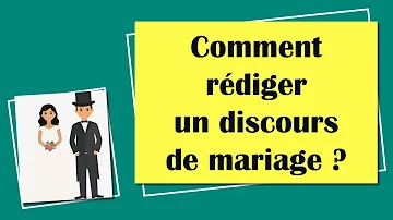 Comment commencer un discours de mariage