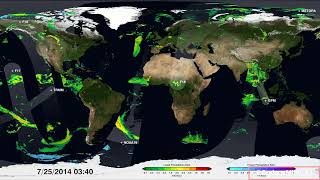 Rain and Snow from Space!! #global #precipitation #gpm #nasa #jaxa #earth #earthfacts