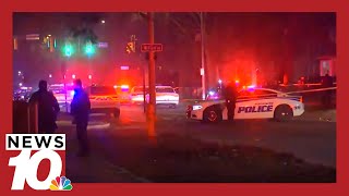 Original reporting of the developing scene on Chili Avenue near Thurston Road
