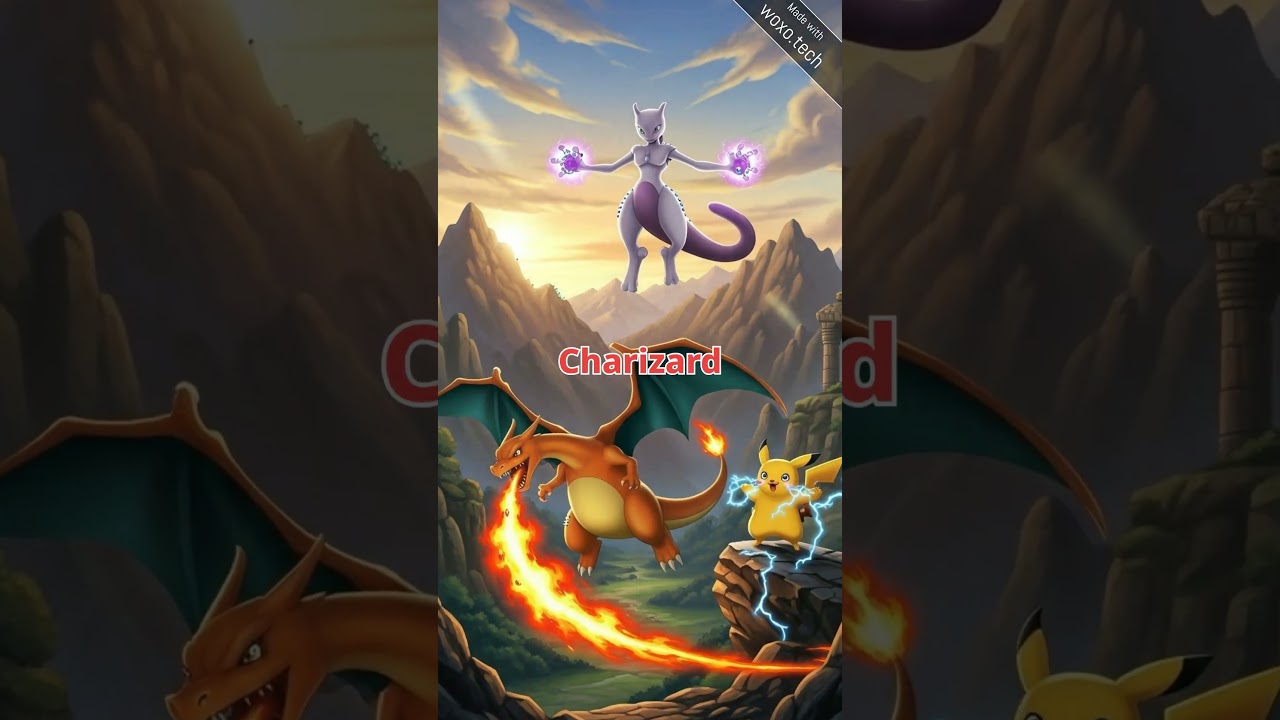 Pokémon Mewtwo foi criado em laboratório. 