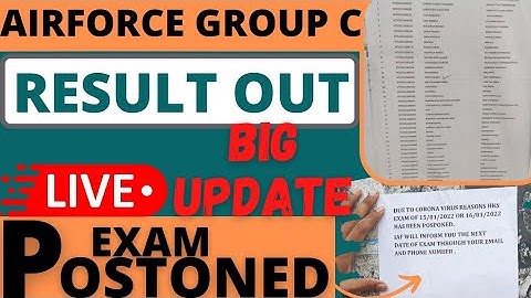 EXAM POSTPONED | New Result सब कुछ Live