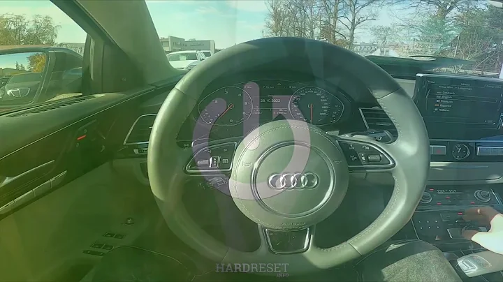 How to Reset Current Distance Info on Speedometer in AUDI A8 D4 ( 2010 – 2017 )