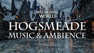 Harry Potter Music & Ambience | Hogsmeade Relaxing Music, Crowd Noise, and Snow. screenshot 5