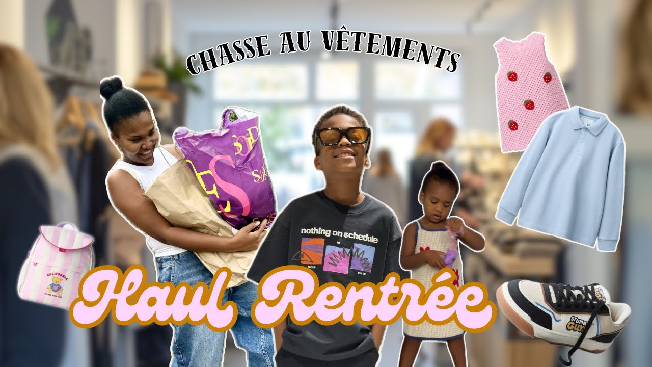 Chasse aux vêtements + Haul Rentrée Enfants 2025 👕🛍️ || Toujours plus de vêtements 😅
