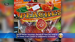 Aldi Issues Voluntary Recall Of Peaches Sold In Tri - State Area Linked To Salmonella Outbreak