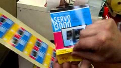 Rotary Technologies · Servo 3000 con etiquetas "peel&read"