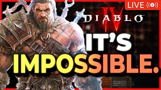 🔴 LIVE! - Hardcore Barbarian World boss? Diablo 4