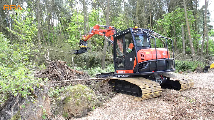NEW LGP KUBOTA KX080 with Engcon tilt rotator